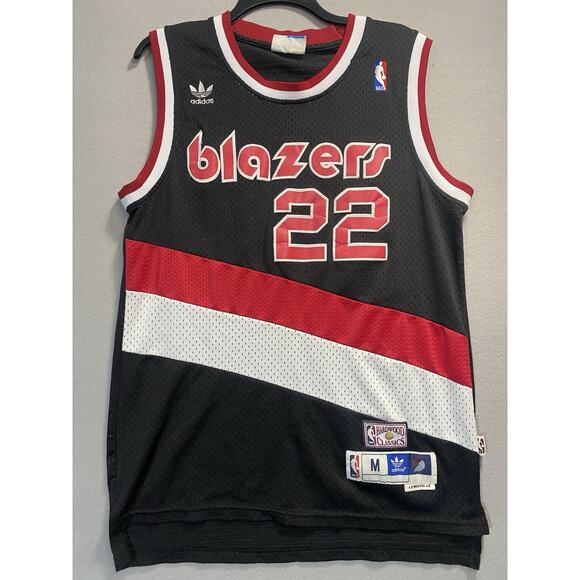 Adidas Hardwood Classics Clyde Drexler Portland Trailblazers 87-88 Sz Medium - Picture 1 of 6